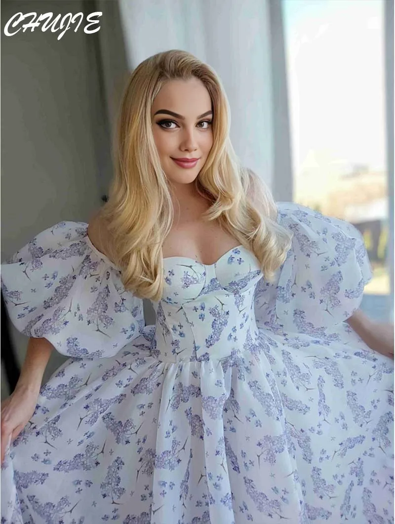 CHUJIE – robe de bal pour femmes, épaules dénudées, ligne A, longueur au sol, avec fente, robe de princesse personnalisée, offre spéciale, 2025