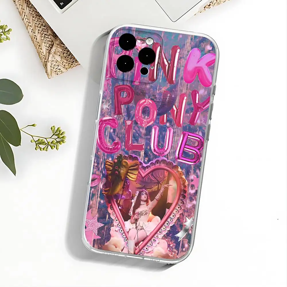 C-Chappell Roan Good Luck Babe Phone Case For iPhone 17,16,15,14,13,12,11 Pro,Max,Plus,X,XS,XR,SE4,E Mini Transparent Soft Cover