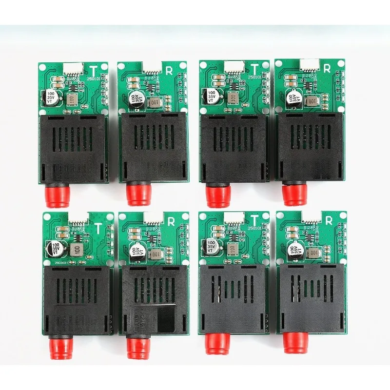 optical transceiver module sky ground end drone optical transceiver TTL to fiber AB end DC5.5-26V