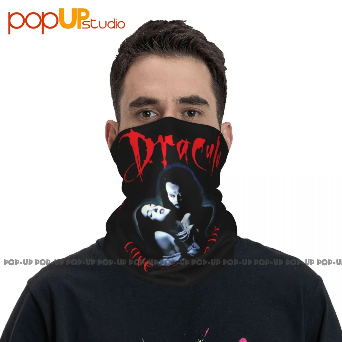 Dracula Bram Stoker Love Never Dies Vampire Neck Gaiter Bandana Scarf Face Mask