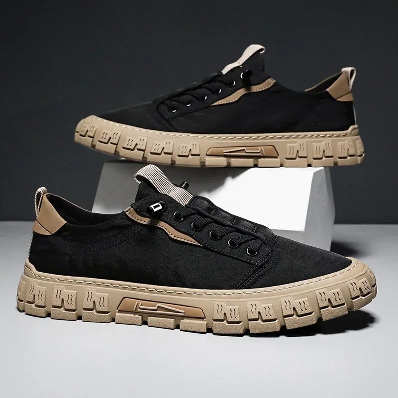 

Fashion Casual Shoes for Men Outdoor Breathable Mens Sneakers Platform Tennis Shoes Walking Vulcanized Mens Shoes Zapatos Hombre