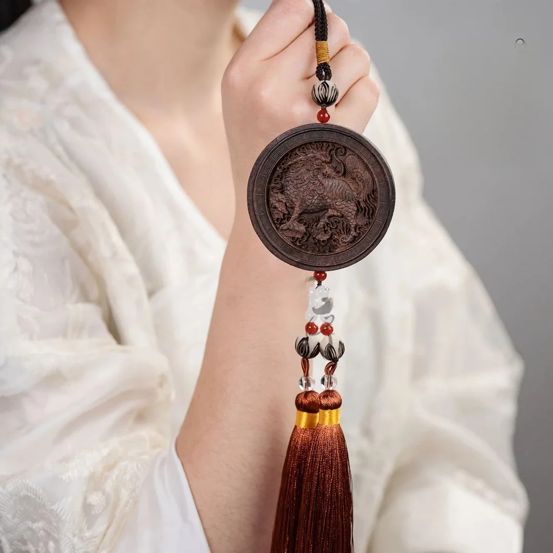 

Fresh Fragrant Brand Ancient Method Fragrant Beads Car Hanging National Wind Hanging Natural Charm Luck Pendant Handmade Jewelry