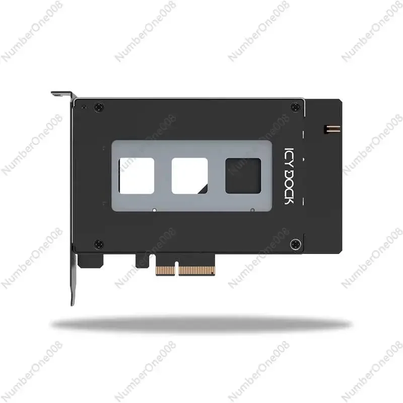 

ICY DOCK Hard Disk Expansion Card U.2 NVMe SSD PCIe Adapter Hard Disk Extraction Box MB111VP-B