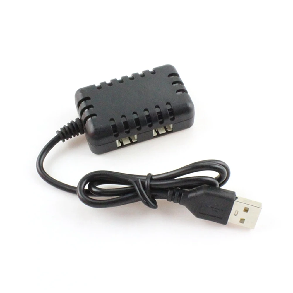 Hot sale 2 IN 1 7.4V 1000Mah x 2 XH-3P Quick USB Charger for 144001 124019 12428 284131 K989 K969 XK K130 RC Car Airplane