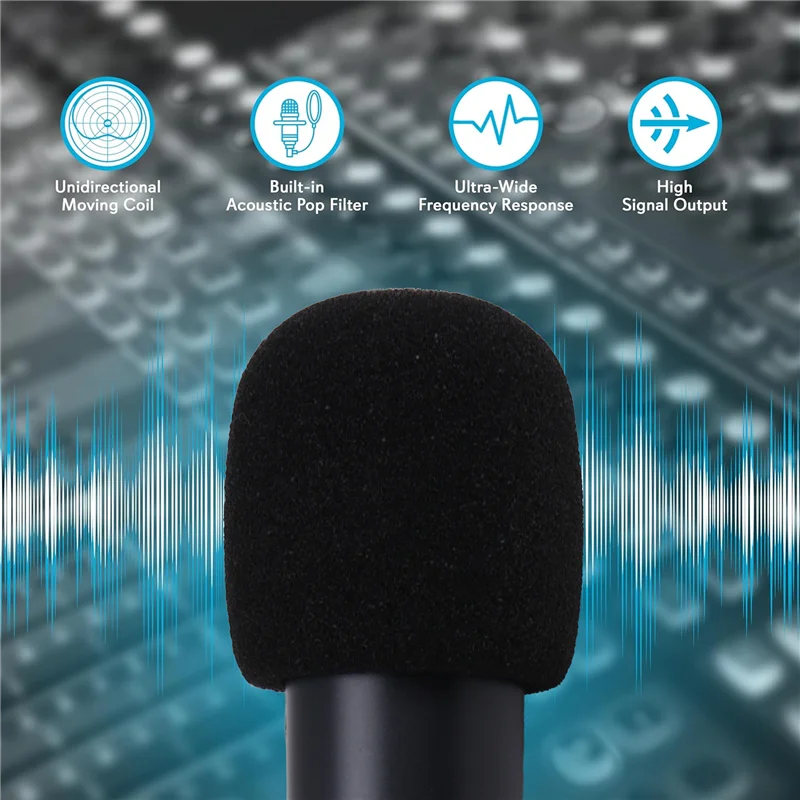 -ABPU SM57 ميكروفون ديناميكي صغير ستيريو ستوديو ميكروفون KTV سلكي محمول ميكروفون عالمي للهاتف الخليوي الكمبيوتر تسجيل الصوت