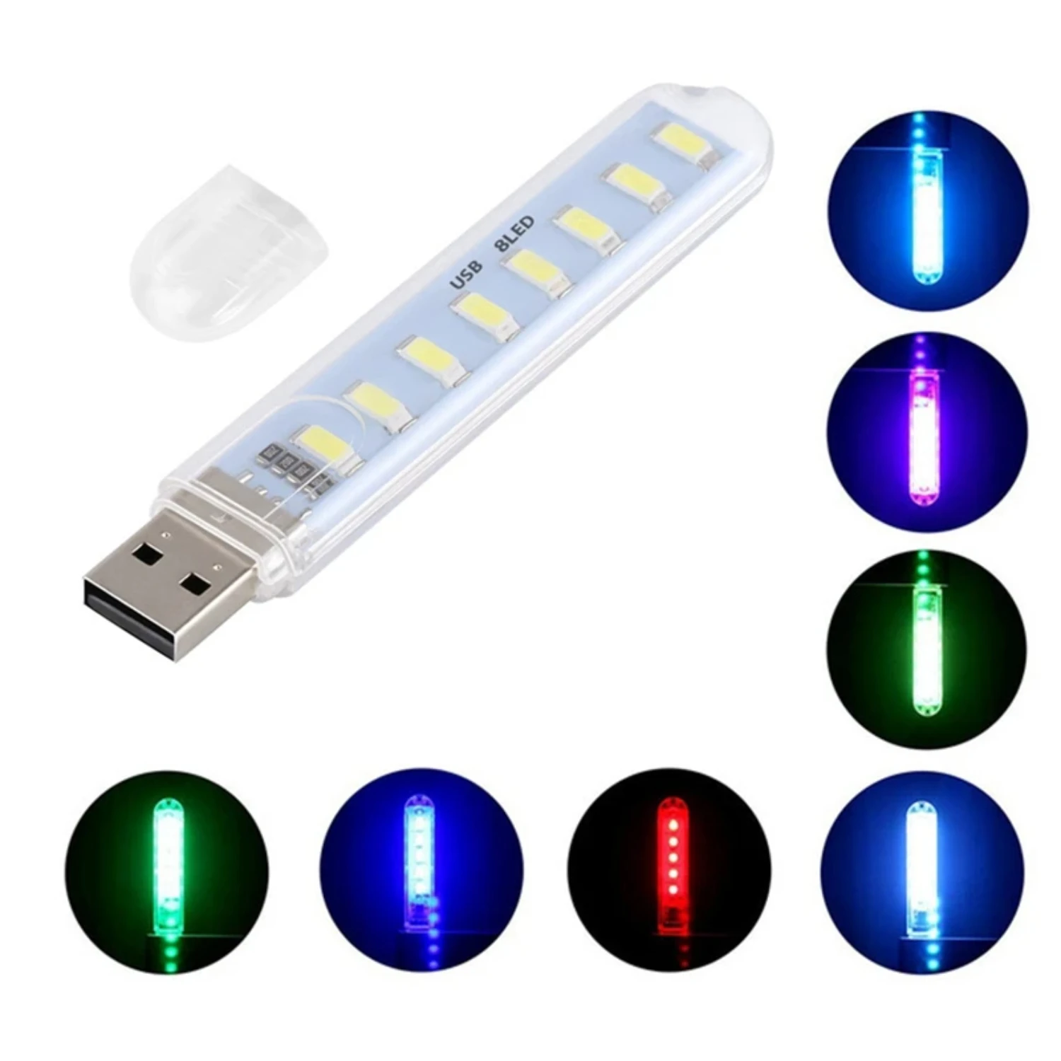 Mini USB LED Book Light Ultra Bright Reading Lamp SMD LED Bulb Night Light  Power Bank PC Laptop Notebook DC5V 3000-6500K