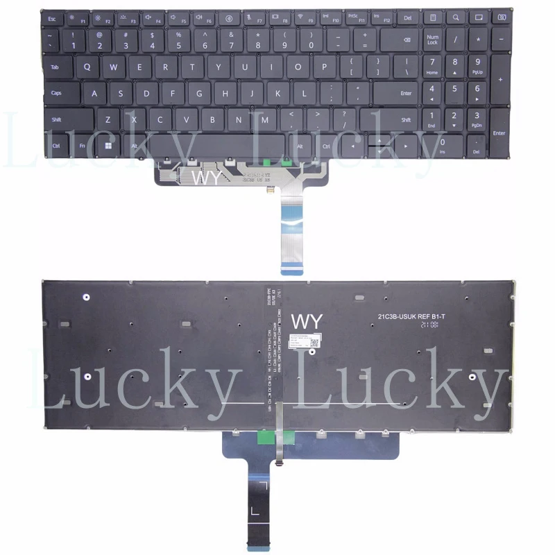 

f New For Huawei MateBook D16 RLEF-16 RLEFG-16 Laptop US Keyboard Backlit