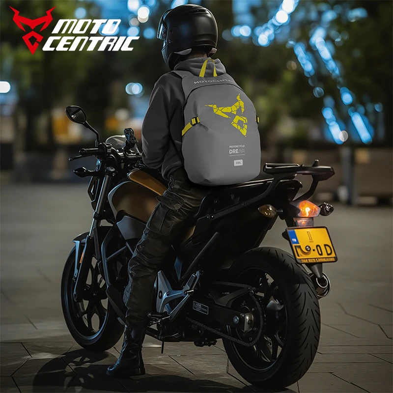 

Motorcycle Full Helmet Backpack Large Capacity Motocross Riding Backpack Waterproof Motorbike Backpack Dirt Bike ATV Backpack