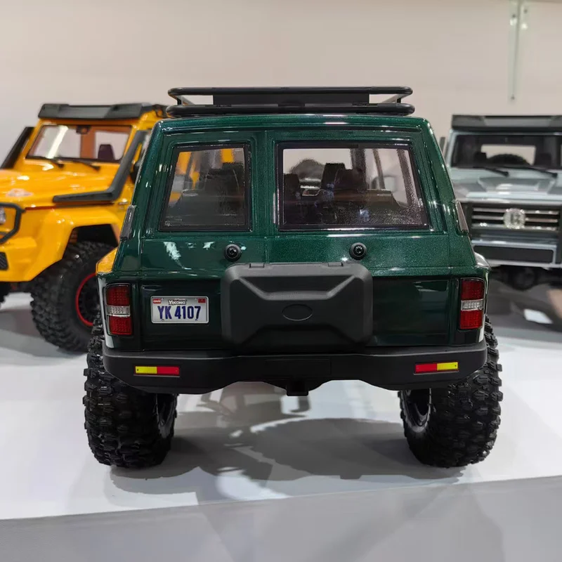 Yikong YK4107 Pro 1/10 ferngesteuerter Kletterfahrzeug-Panzer U-Turn LCG Allradantrieb-Chassis mit externem Rotor bürstenlos