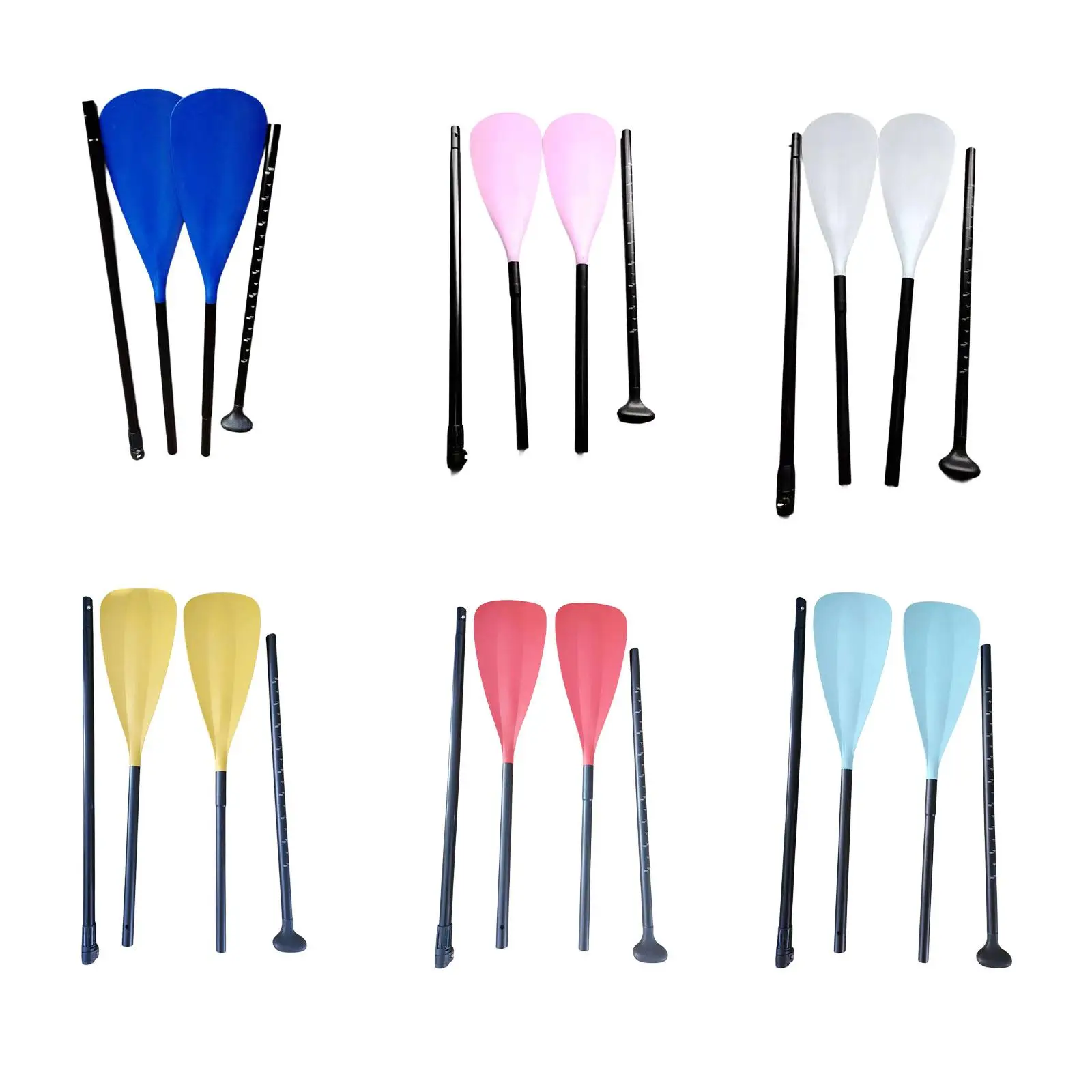 Kayak Paddle Standup Paddle Board Paddle Adjustable Double Head Boat Paddle Double Ended Canoe Paddle for Rubber Boat Surfing