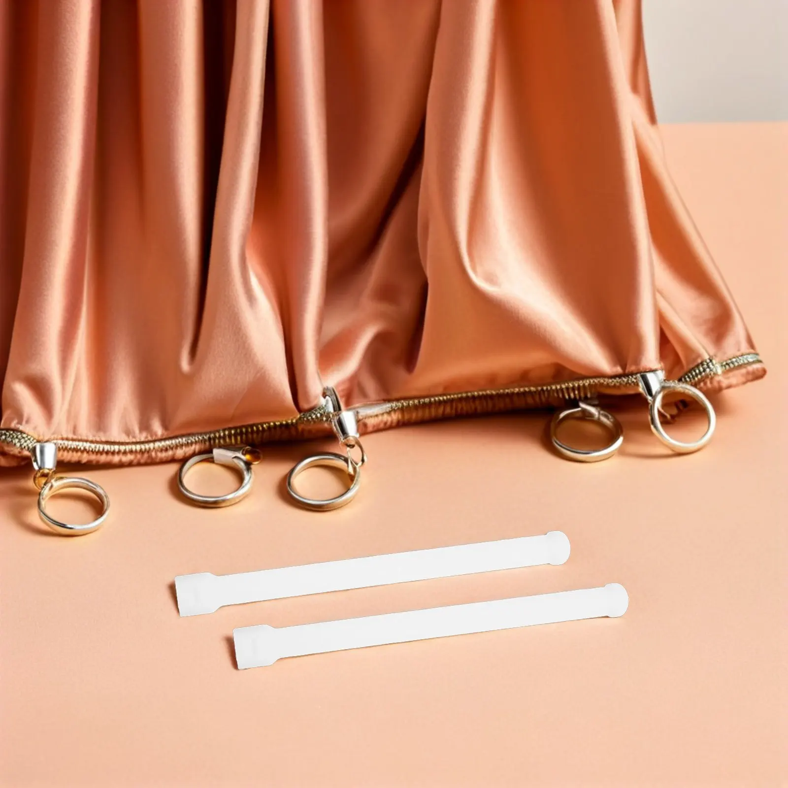 50Pcs Vertical Blind Distance Pieces Repair Kit Replacement Straps Carrier Brackets Parts for Smooth Vertical Curtain Blinds