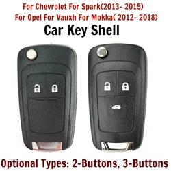 2/3Buttons Car Remote Key Shell Case Cover For Chevrolet For Spark For Cruze For Opel For Vauxh For Adam For Vauxhall For Holden