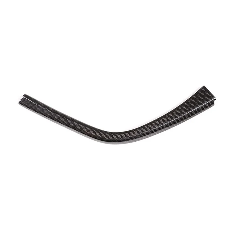 Bandes latérales en forme de L pour changement de vitesse de voiture en fibre de carbone véritable, garniture de panneau intérieur, BMW F80 F82 F83 M3 figuré 2014-2018(LHD)