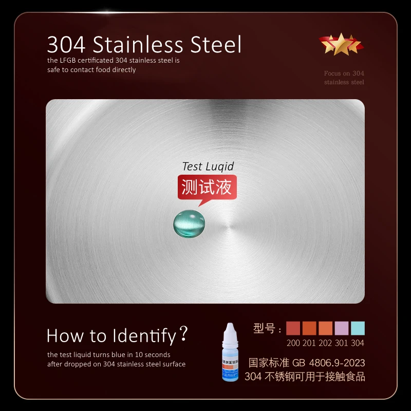 LFGB Certification 304 Stainless Steel 3.2L 3.8L Apple Shape Stewing Pot Ultra Thick Kitchen Saucepot Internal Circulation Pot