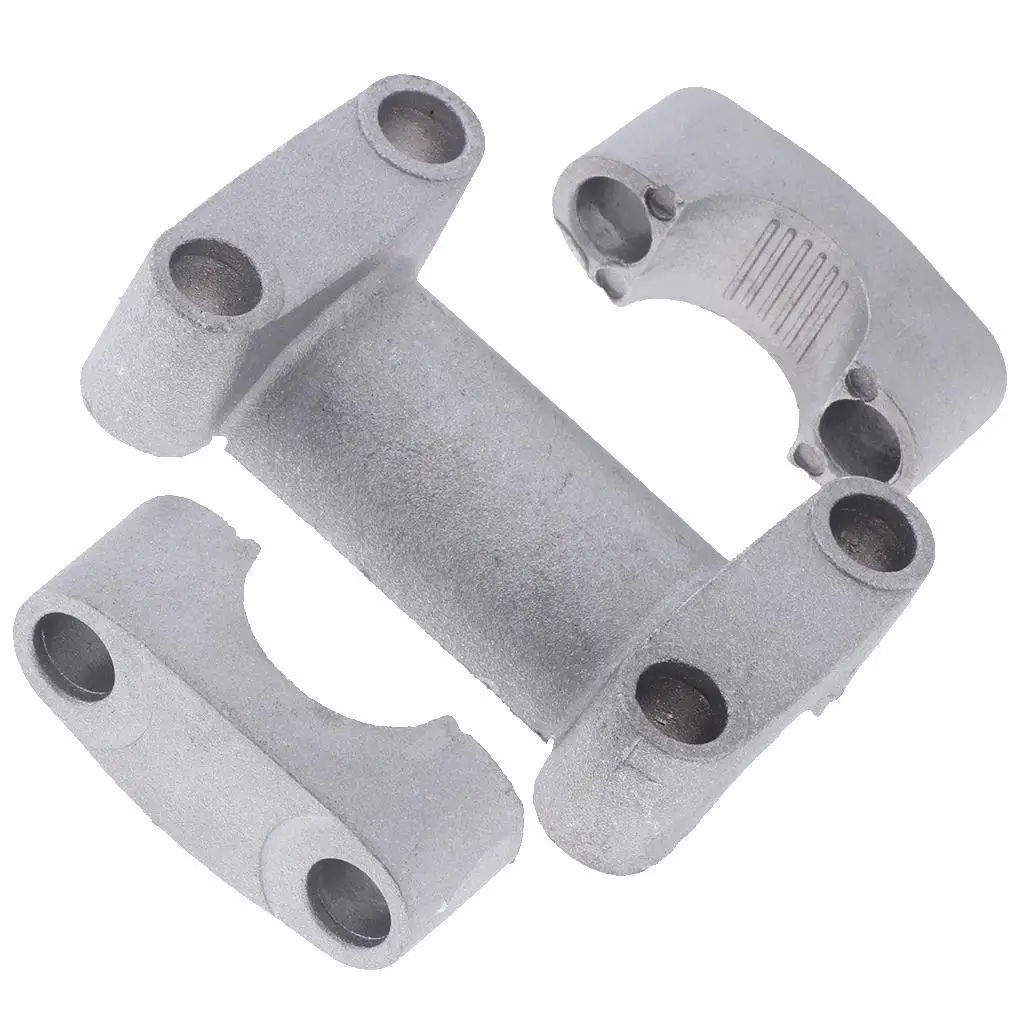 Motorcycle Handlebar Clamp Converter 22mm CNC Aluminum Riser Taper Blocks Universal for Bike and ATV Bars