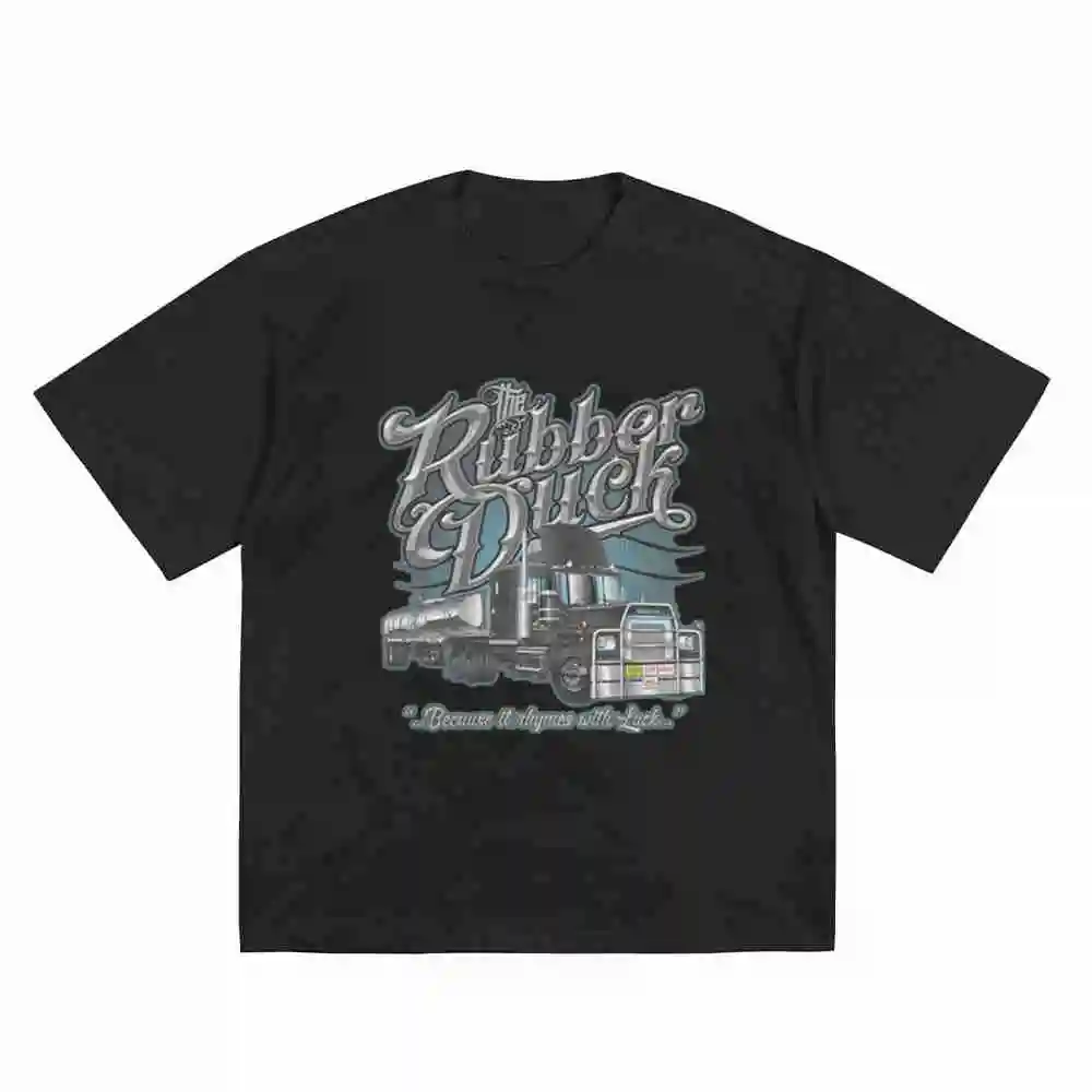Rubber Duck Convoy Horror Semi Short Sleeve Tee 100% Cotton T-Shirt
