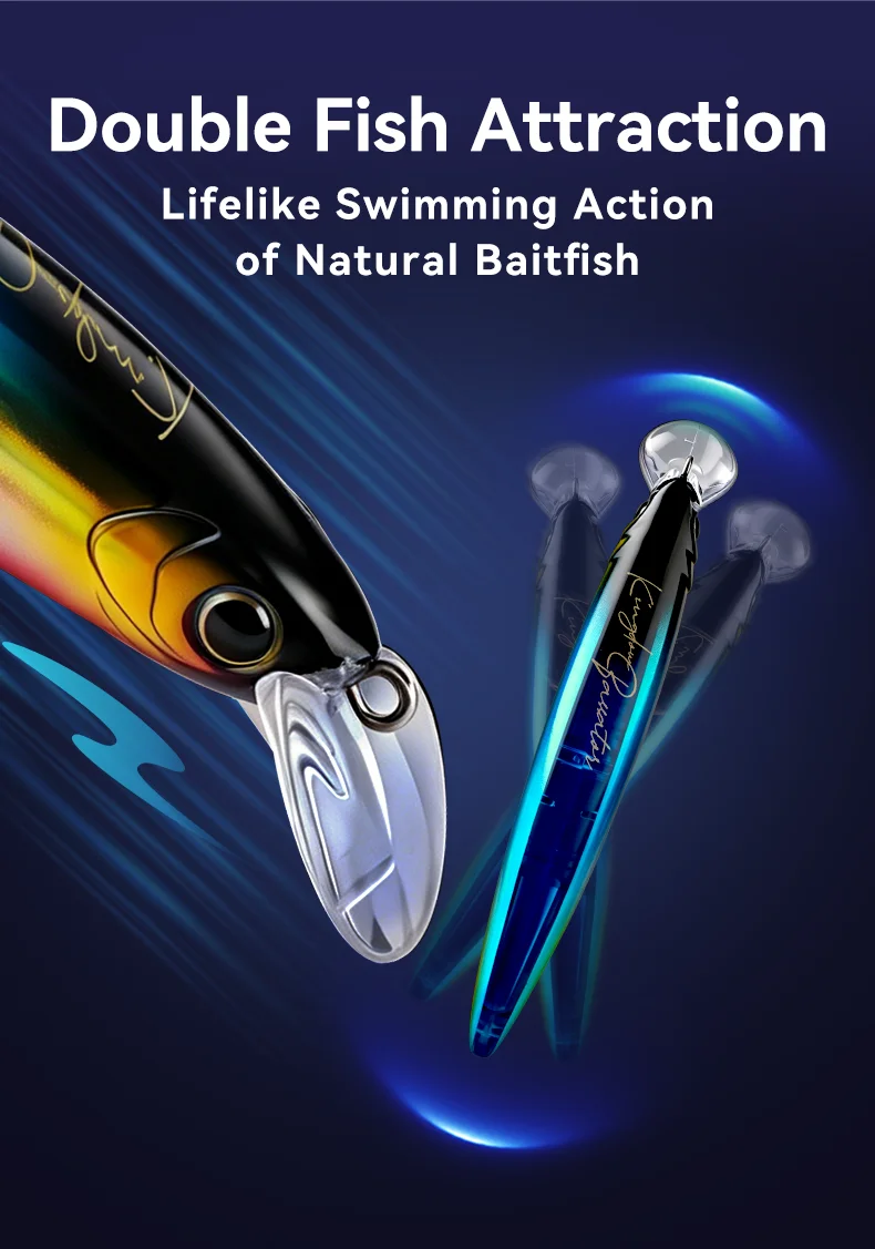Kingdom Sinkender Angelköder 80mm 93mm 21g 30g Ultra Weitwurf-Minnow Künstliche Schwimmköder Pesca Seebarsch Barsch Angelköder – Detail 3