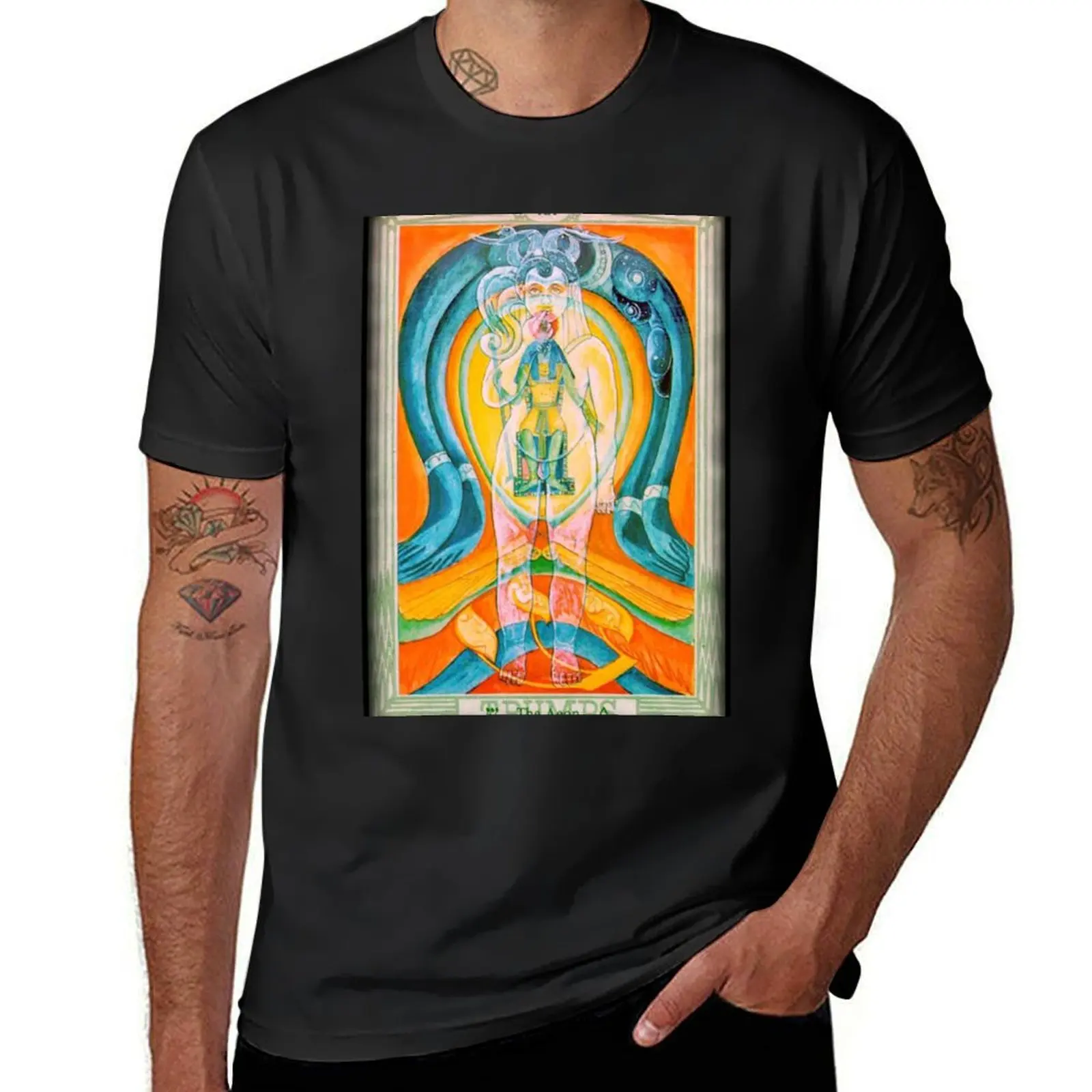 Troth Tarot - XX - The Aeon. T-Shirt shirts graphic tees plus sizes blacks big and tall t shirts for men