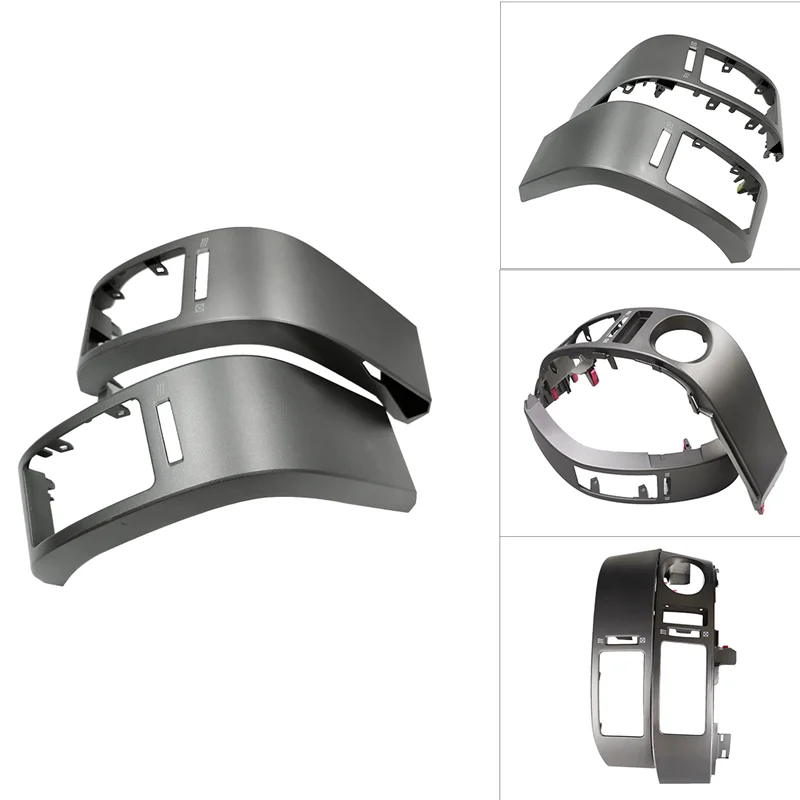 

4 шт., набор рам для отделки вентиляционных отверстий на приборной панели автомобиля для Toyota Prius 2004-2009, крышка выходной панели кондиционера, хром