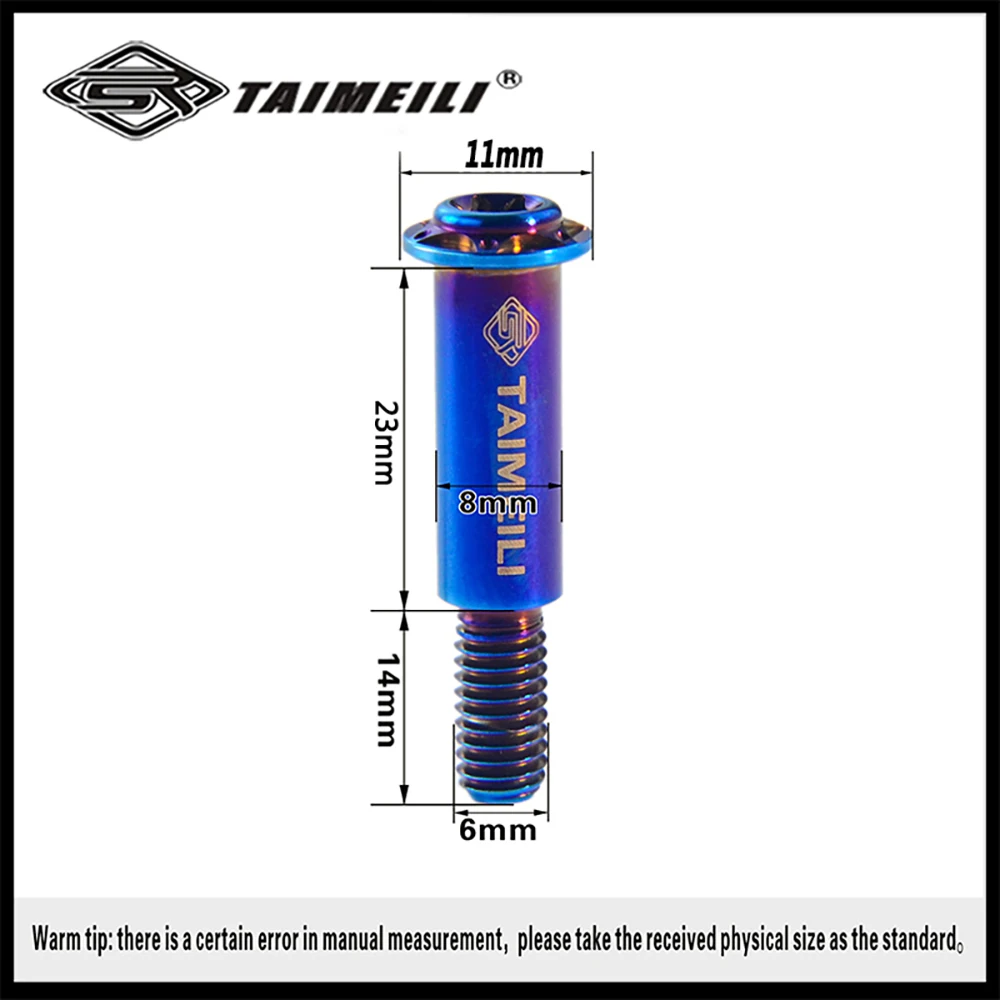 TAIMEILI Titanschraube für Motorradbremsen, Verbindungsschraube M6x35mm, Motorradschraube, passend für Nissin – Detail 2