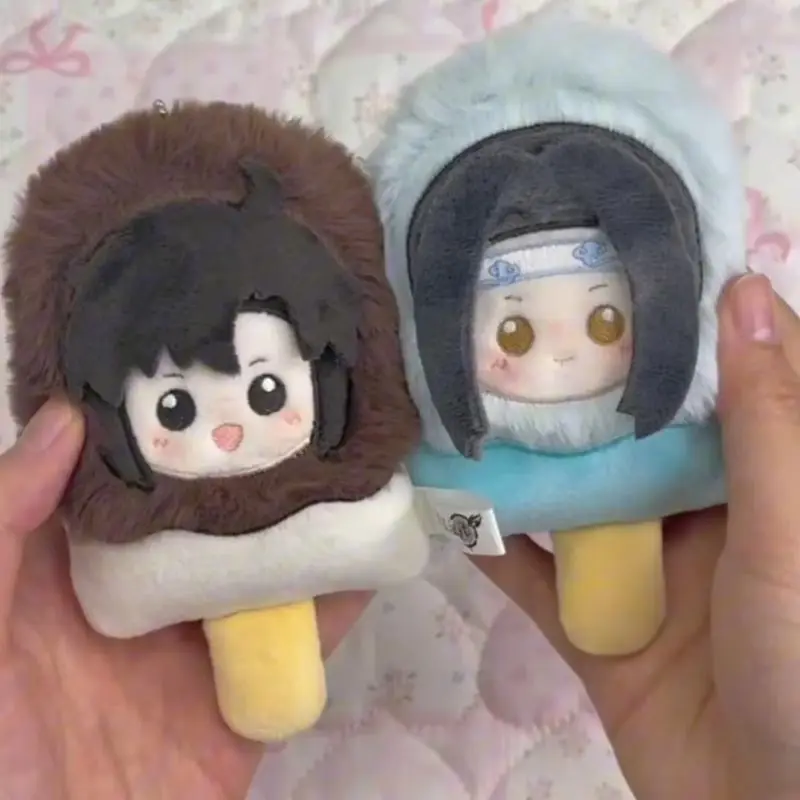 

Mo Dao Zu Shi Anime Popsicle Shaped Plush Pendant Cotton Collectible Stuffed Doll Lan Wangji Wei Wuxian For Mdzs Anime Fans