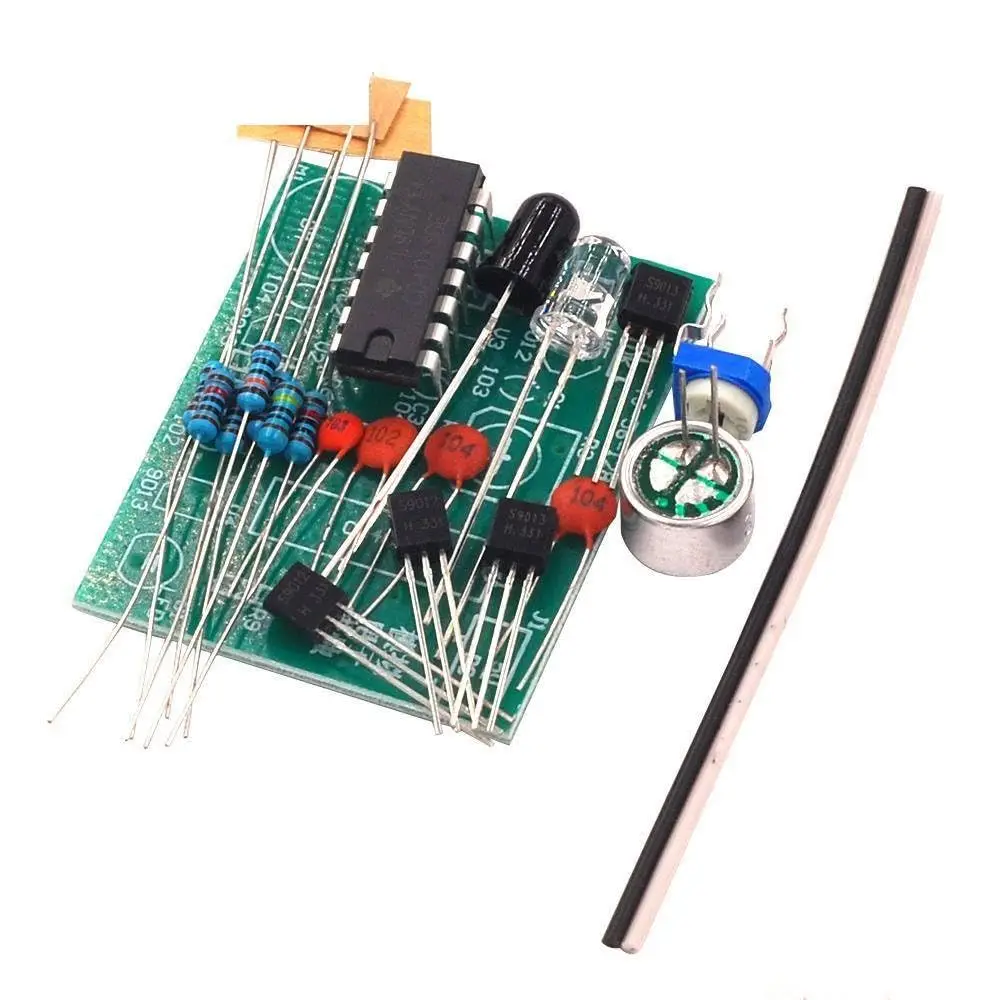 Kit de bricolage Module bougies électroniques analogiques + contrôle de soufflage Simulation bougie Suite Trousse minuterie Componentes Eletronico