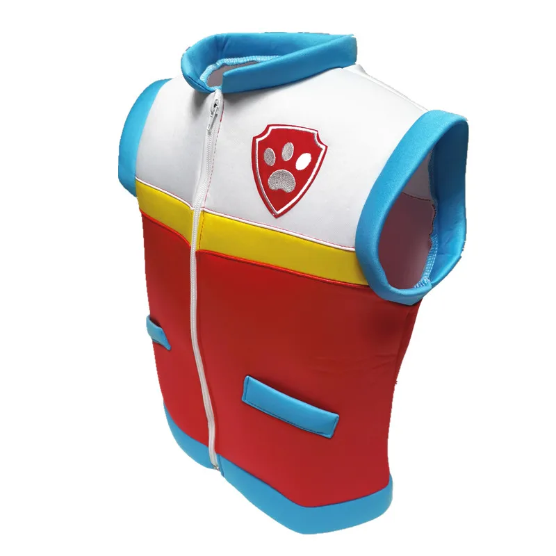 Birthday Captain Ryder Cosplay Costume Vest Kids Boys Children Rubble Zuma Clothing Birthday Carnival Coat