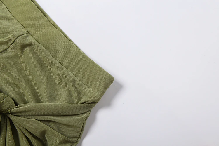 Weird Puss Folds Kink Bandage Dekoration Lange Hosen für Damen, elastischer Bund, Rüschen, Mesh-Patchwork, High-Street-Mode, Unterteile – Detail 7
