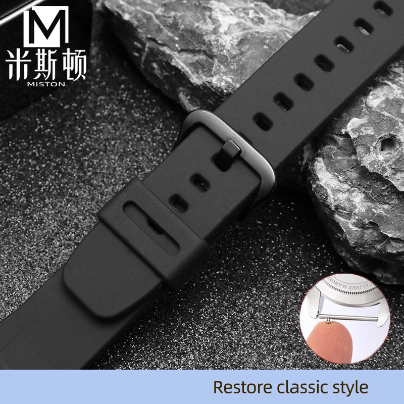 Prw30 Silicone strap 23mm For Casio PROTREK PRW60 70 50 30 watch strap PRW6800 PRW6900 rubber strap bracelet for men\'s watchband