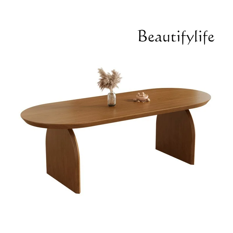 

Xiaoxiangfeng Dining Tables and Chairs Set Household Small Apartment Solid Wood Table