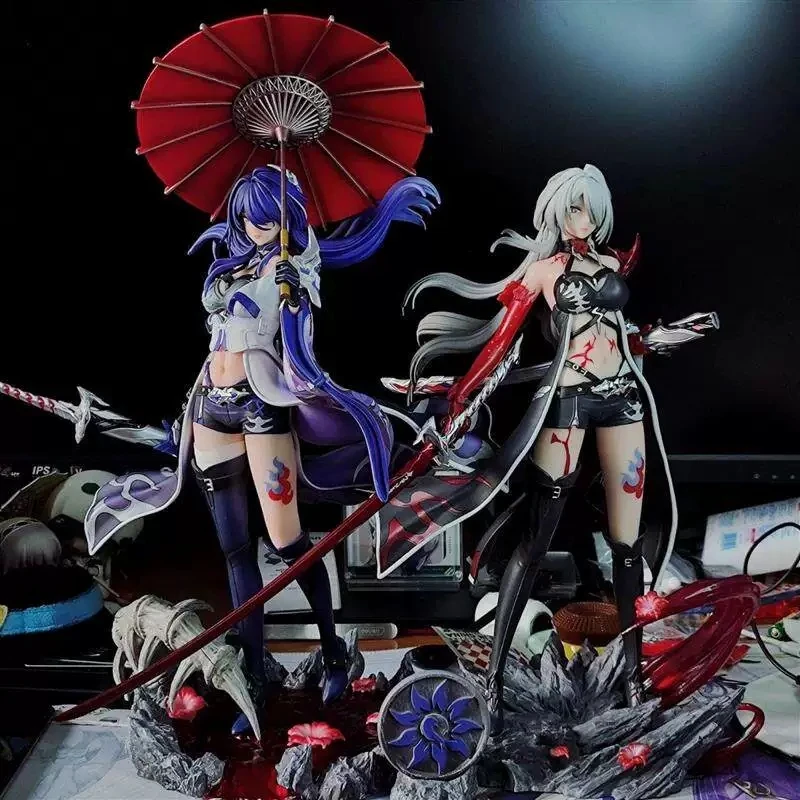 Honkai Star Rail Acheron GK Resin Statue 1/4 Scale Figure Collectible Model Desktop Ornament Game Merchandise Gift