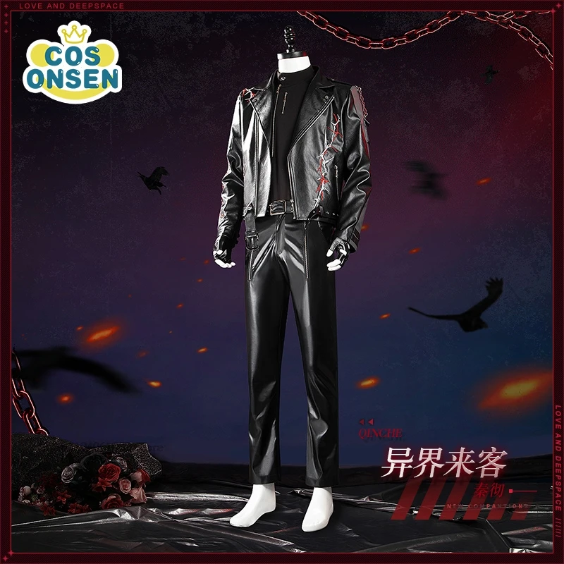 Love and Deepspace Cosplay Outfits Anime Woman Sylus Women Costumes Costumes: New Items Crow Whole Halloween Costume Men