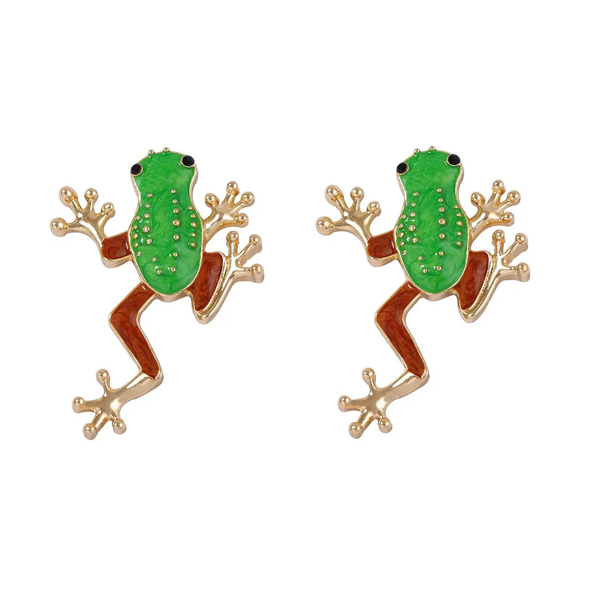 

2025 New ZAA Personalized Drip Oil Animal Frog Drop Earrings Women 2025 Trend Jewelry Fashion Ladies Holiday Party Accessories