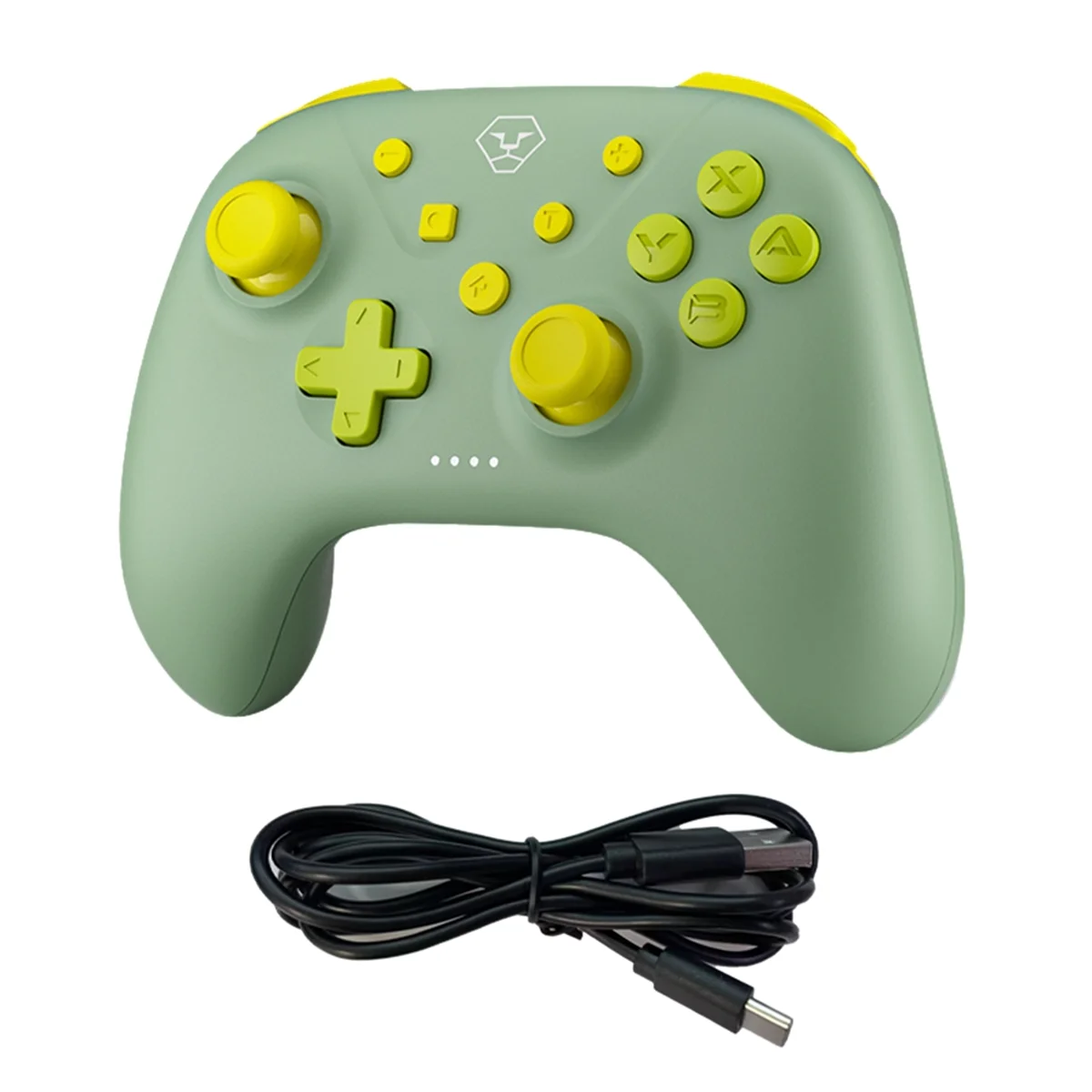 for Switch Bluetooth Gamepad 3-Mode Somatosensory Vibration Candy Colored Handle Green