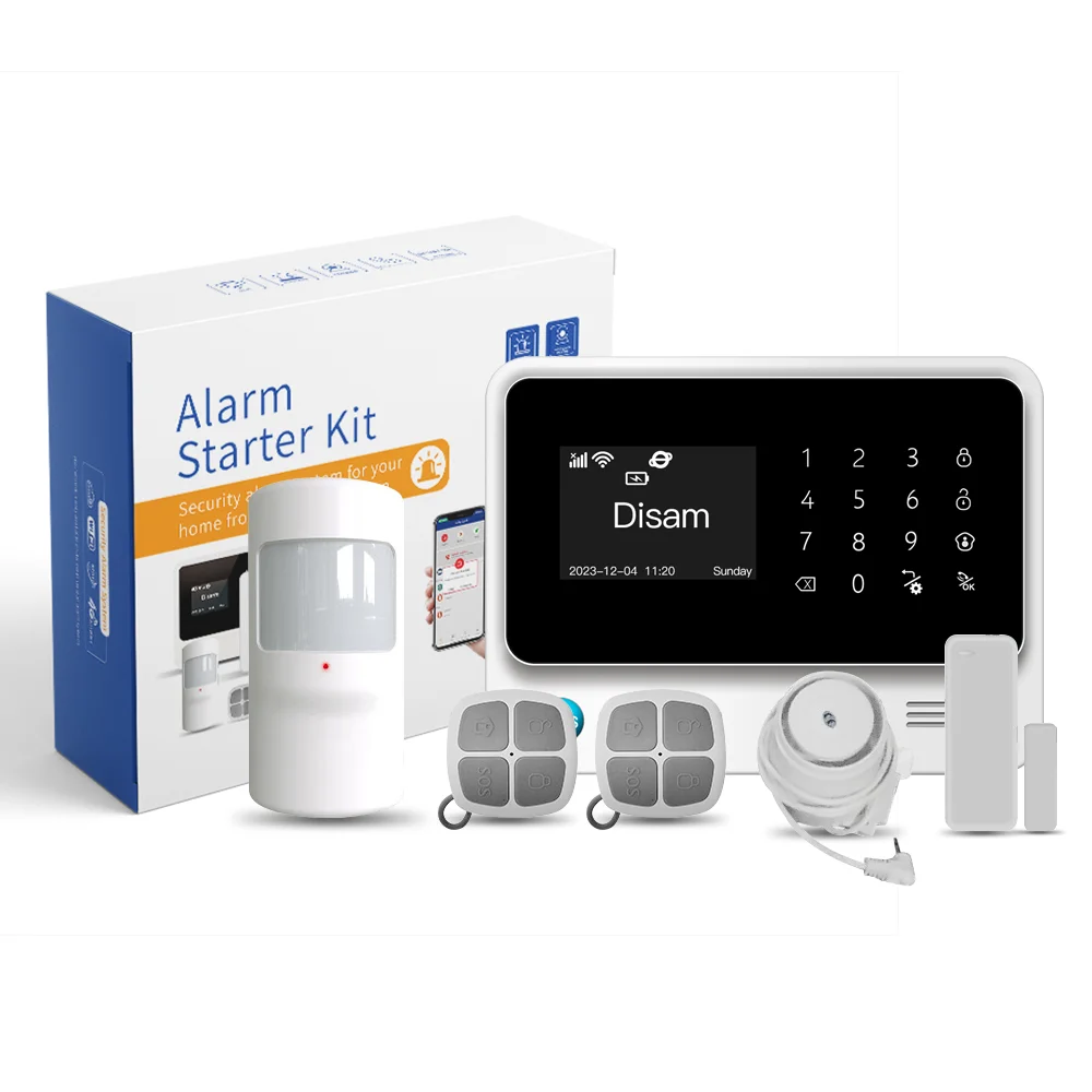 New G90C 4G Wifi GPRS Home Alarm System Anti-theft Burglar CMS Control Alarm Compatible With  G90B /G90B Plus All Sensor