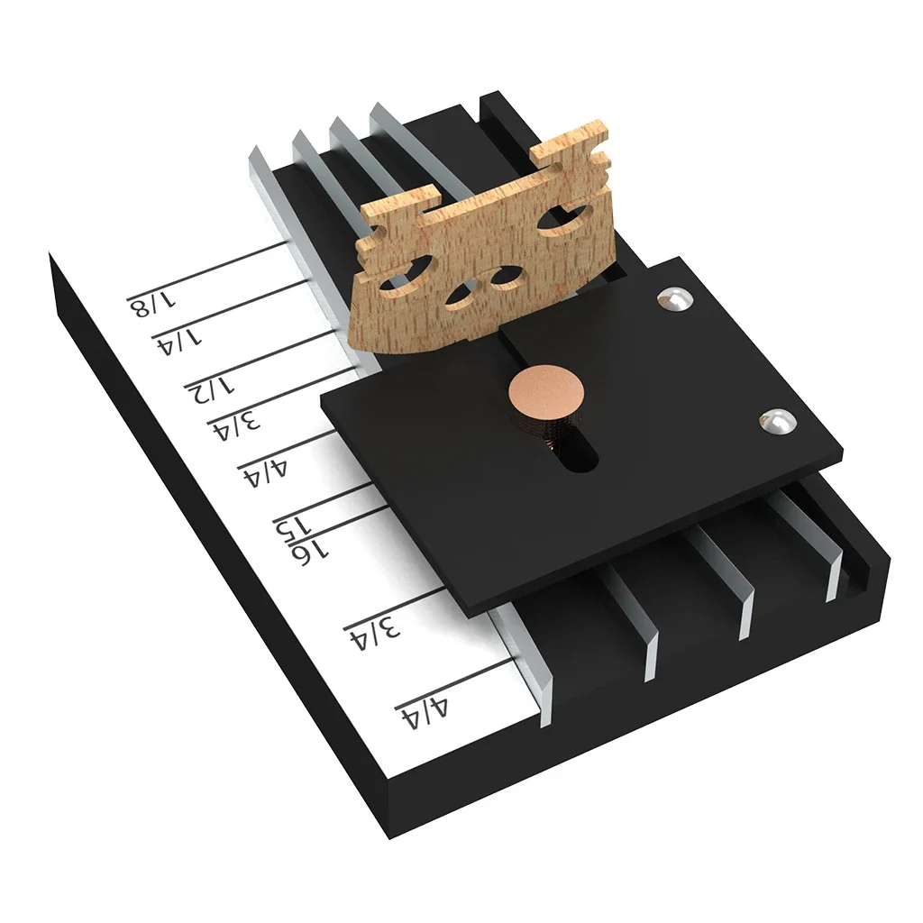 Rozmiar 4/4 do 1/8 narzędzie do robienia mostka wiolonczelowego skrzypce ochraniacz na skrzypce Maker pozycje wycięcia strun dla markerów lutniczych