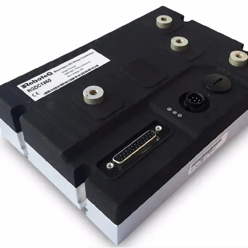 Plutools Brushed DC Motor Controller, Single Channel, 1 x 300A, 60V, USB, CAN, 16 Dig/Ana IO, Cooling plate with ABS cover