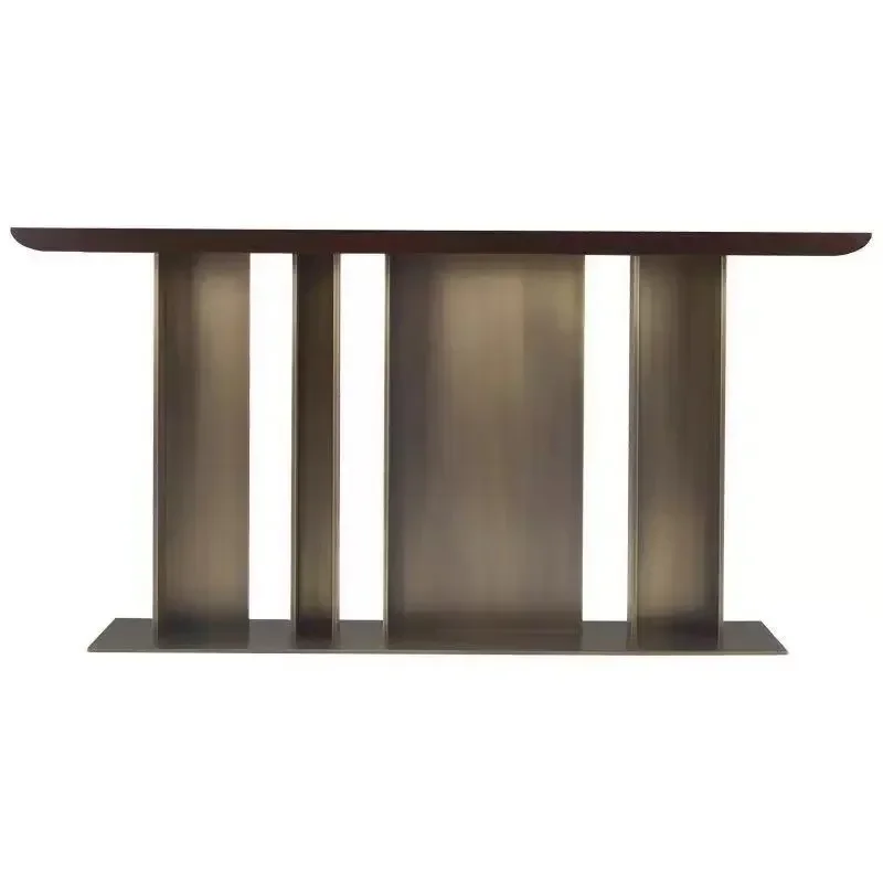 

Corridor entrance table, light luxury villa entrance desk against the wall, simple hotel