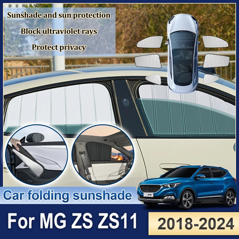 

Солнцезащитные козырьки для MG ZS ZS11 2024, аксессуары 2018-2023, складные солнцезащитные шторки на боковые окна, защитные накладки на кузов автомобиля