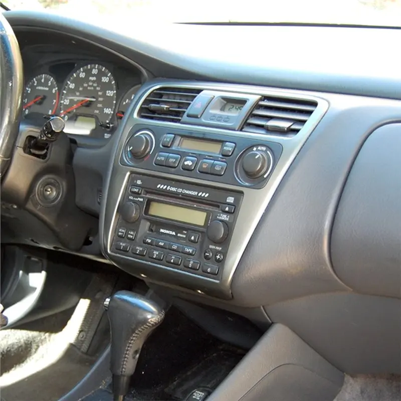 N26R-Center Dash AC Outlet Air Vent Panel For Honda Accord 2001 2002 Accessories 77250-S84-A010 view 2