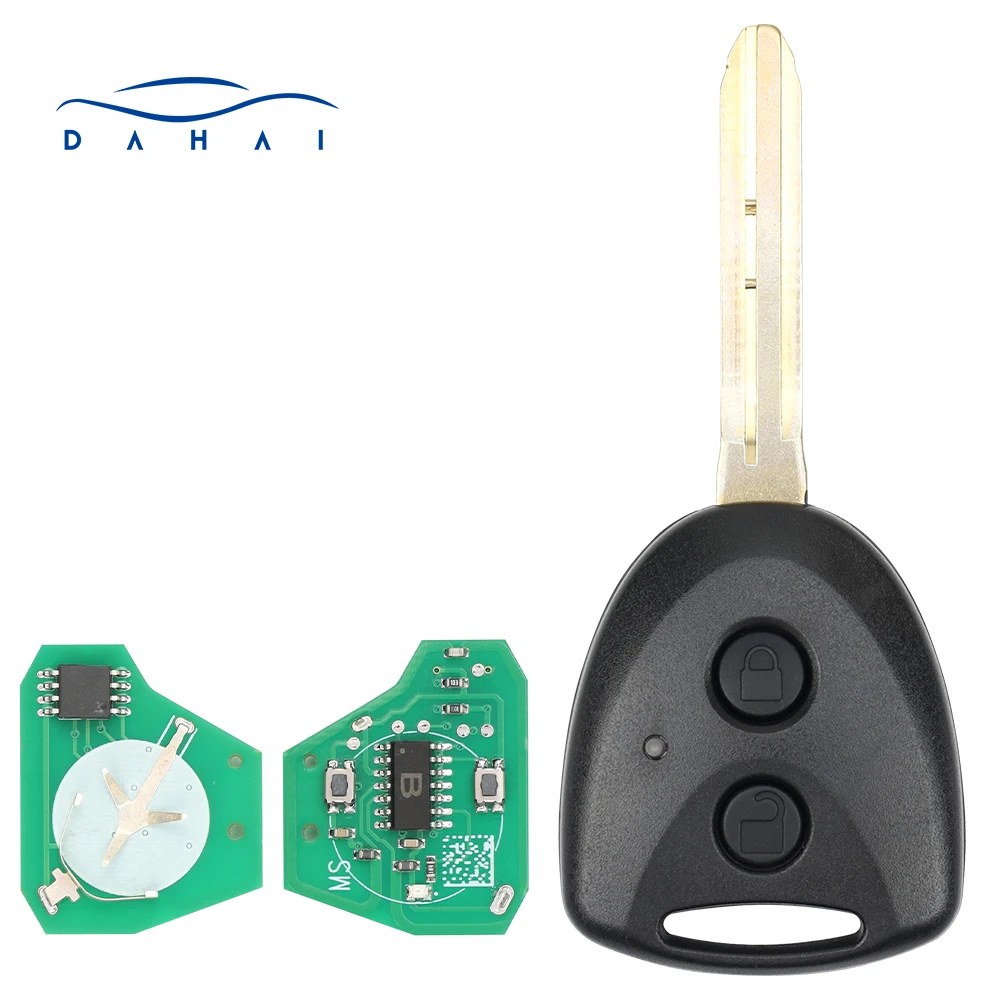 dahai Car Key 433MHz Fob For Toyota AVANZA 2016 2017 2018 G Chip Wigo Grand For Daihatsu Xenia Alza Myvi Axia