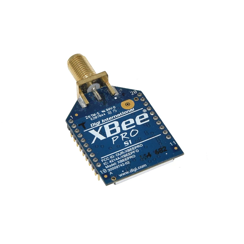 XBEE PRO S1 63mW DIGI Original Imported Wireless Data Transmission Module Chip Telescopic Antenna U.FL