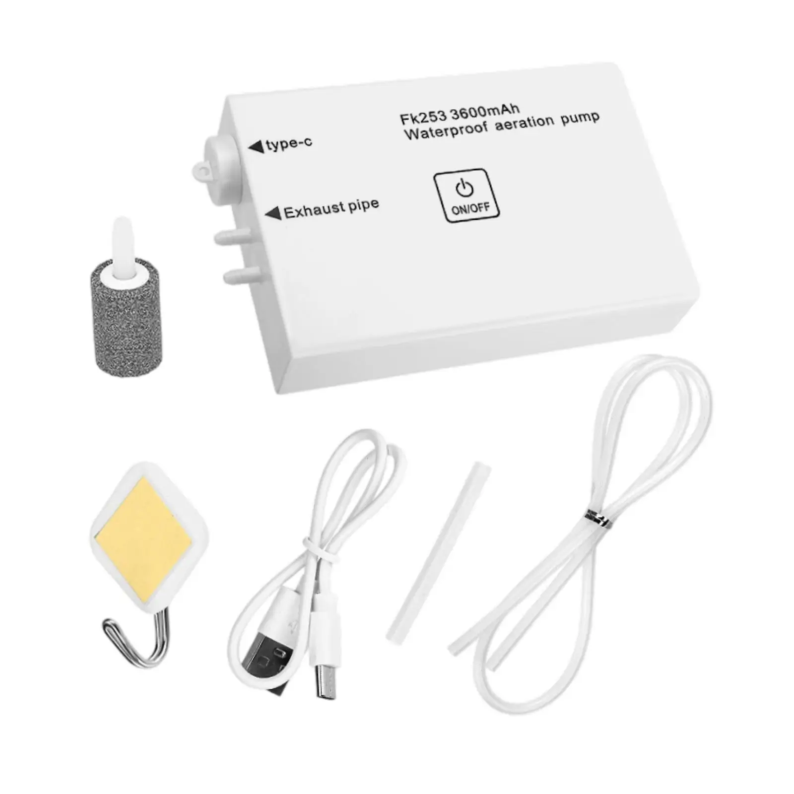 

Аквариумный воздушный насос-аэратор Портативный перезаряжаемый Многофункциональный Практичный Тихий