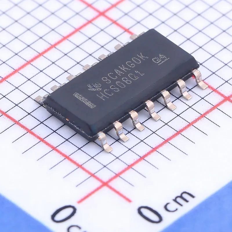 50PCS/LOT SN74HCS08QDRQ1 marking HCS08Q1 AND Gate IC 4 Channel Schmitt Trigger Input 14-SOIC