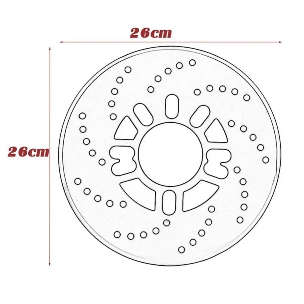 2PCS Brake Disc Decorative Piece Hubcaps The Car Parts for Cover Refit Aluminum Alloy Modification Replacement Disk