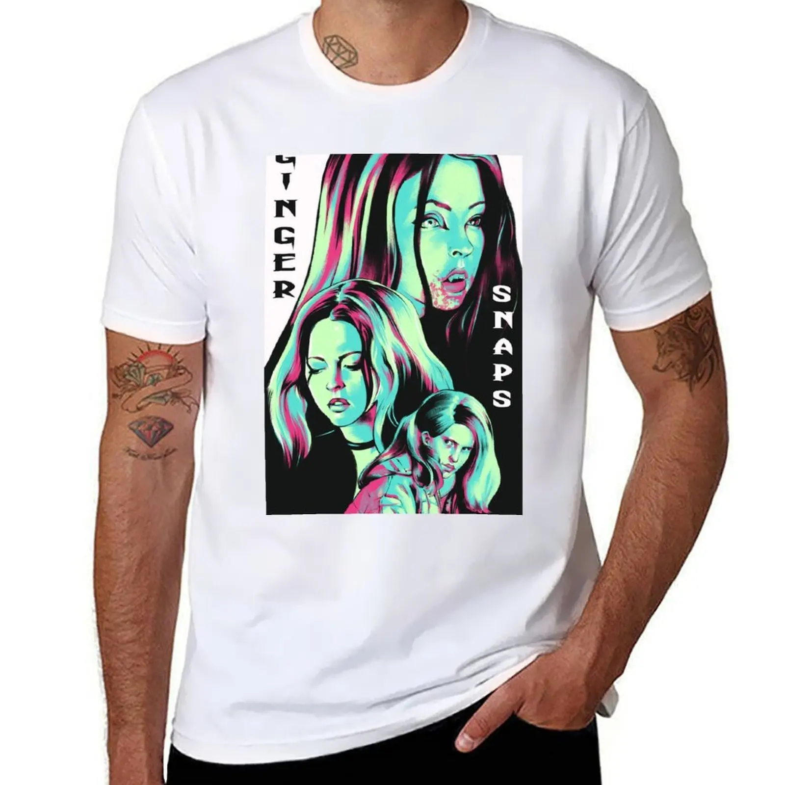 

Ginger Snaps Movie Art T-Shirt cotton t shirt pack man t shirt designer T-Shirt