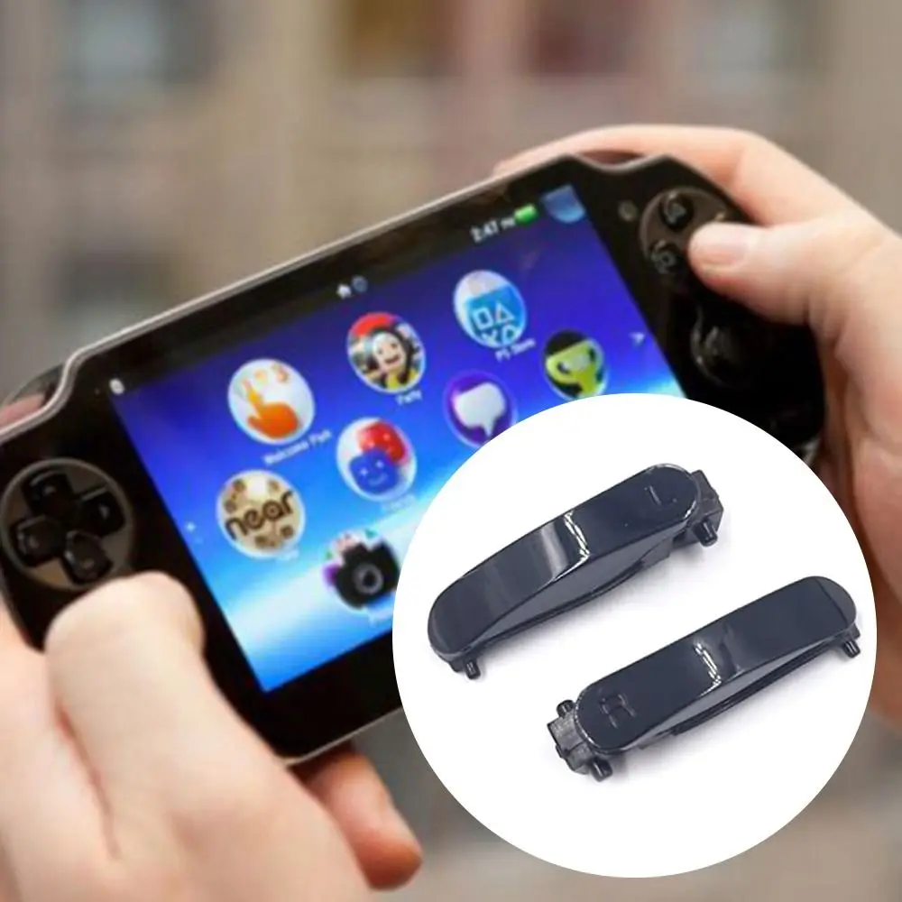 อะไหล่เดิมคอนโซล LR Trigger ซ่อม Universal ซ้ายขวา Trigger เกม L R คีย์สําหรับ PS Vita 1000/ PSV 1000