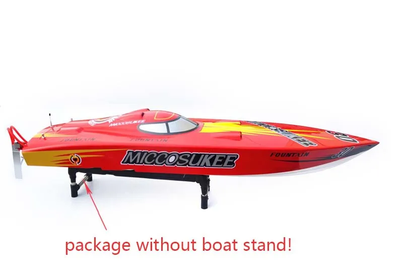 DTRC G26IP1 26CC 50KM/H Red Fiber Glass Gasoline Race ARTR RC Boat Model W/O Radio System Servos