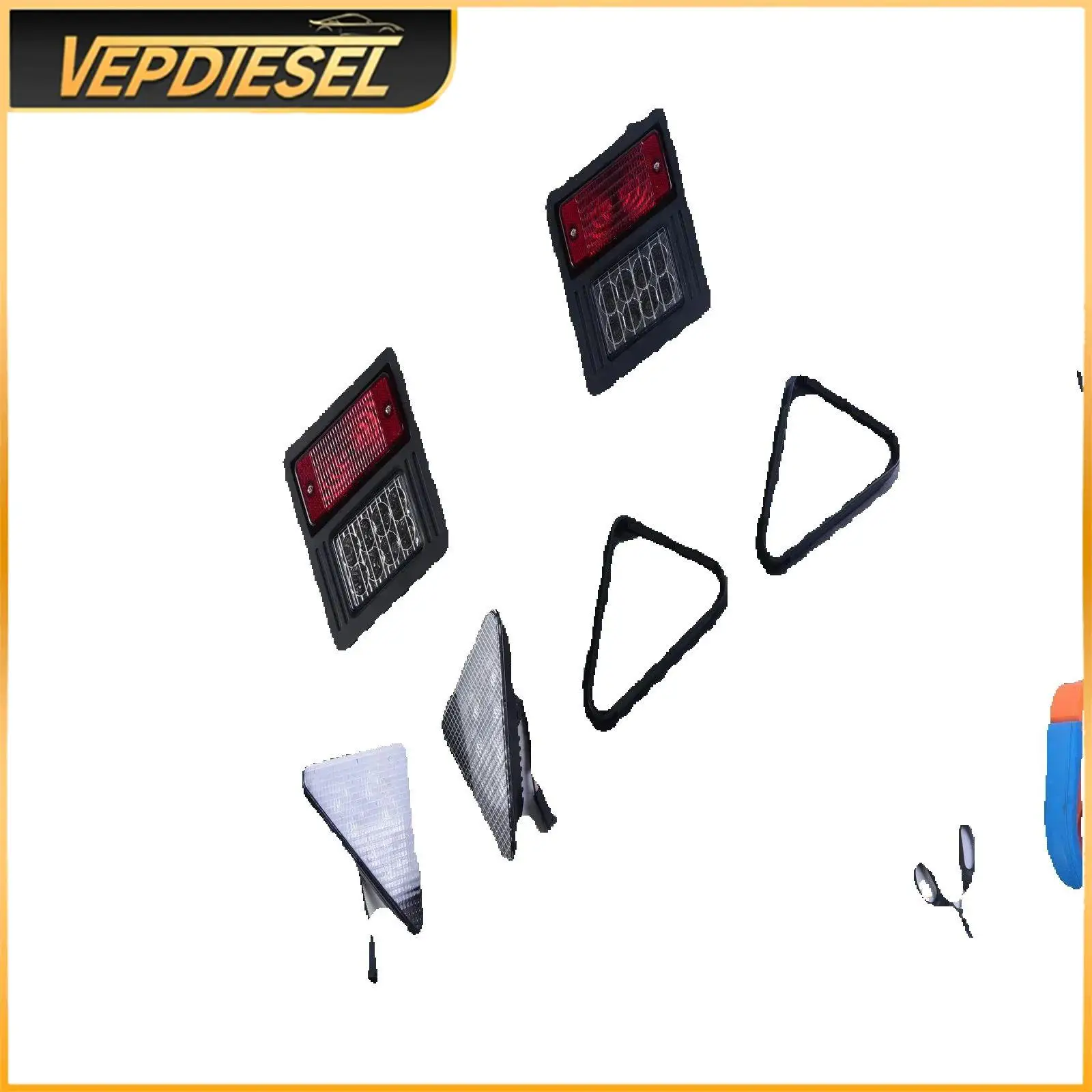 

7259523 7259524 6670284 Front Left Right LED Standard Rear Light Kit for Bobcat S150 S175 S185 S205 S220 S250 S300