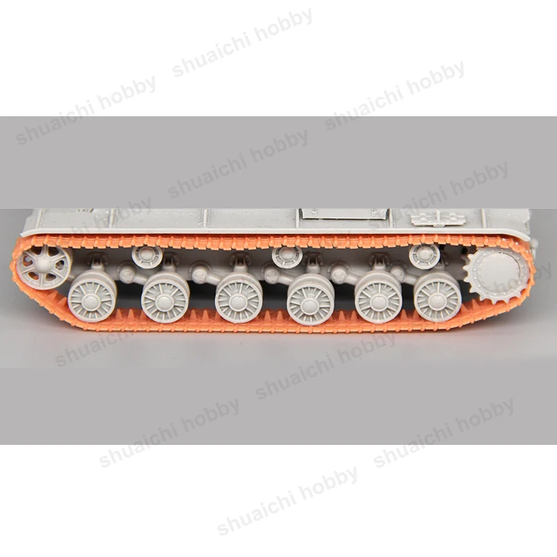 1 مجموعة المتكاملة ثلاثية الأبعاد المطبوعة المسار ل عازف البوق 1/72 مقياس KV-1 KV-2 الثقيلة خزان نموذج الراتنج الروابط غير مصبوغ لتقوم بها بنفسك استبدال أجزاء